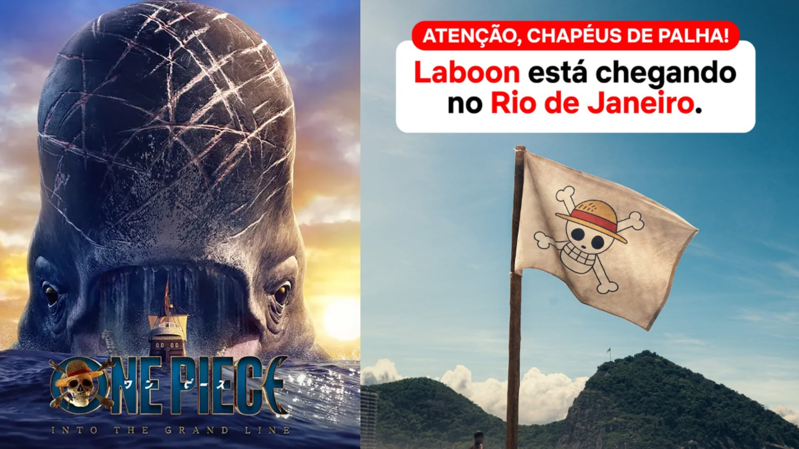 Netflix: Laboon de One Piece na Praia de Copacabana
